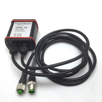 New Other Leuze Electronic UPG 10 Configuration Adapter, Power: 18-30VDC, RS-232 Female
