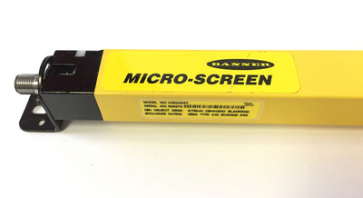 Used Banner USE2424Y Micro-Screen Safety Light Curtain Emitter Length: 24", Range: 9m
