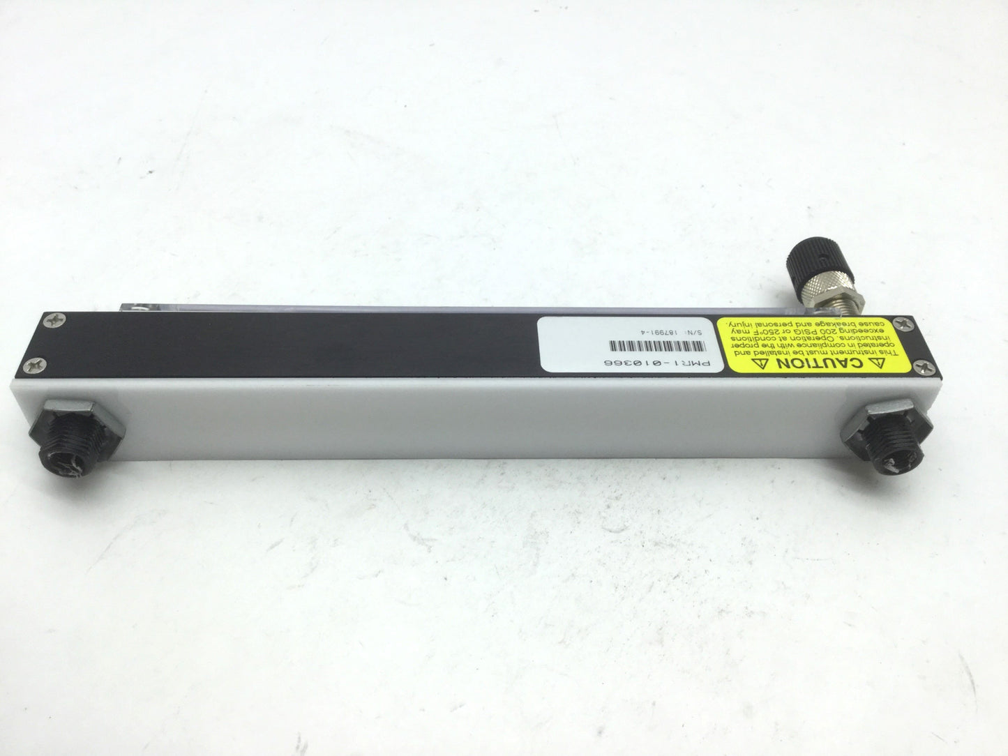 Used Cole-Parmer PMR1-010366 Masterflex Variable Area Panel Flowmeter W/ Valve, 150mm