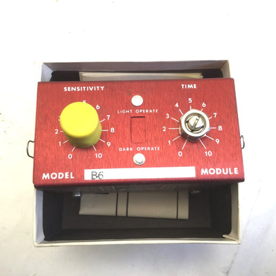 New Banner B6 Photoelectric Amplifier Logic Plug Module, Out: 15VDC, .25A Max