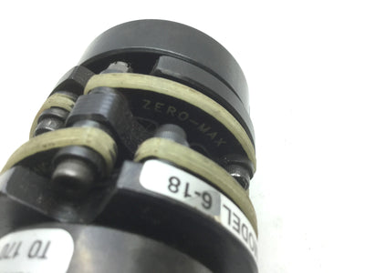 Used Zero Max 6-18 Double Flex Composite Disc Motor Shaft Coupling 3/8" - 5/8" Bore