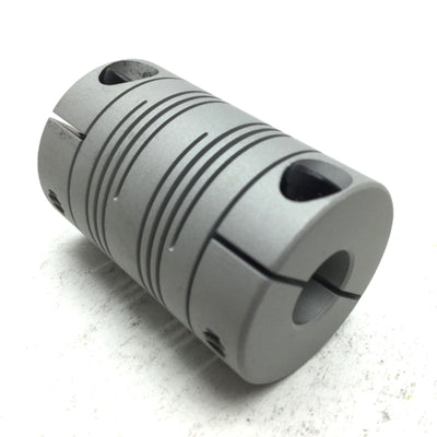 Used Helical Flexible Coupling, Shaft Diameters: 3/8", Length: 1.5", OD: 1"