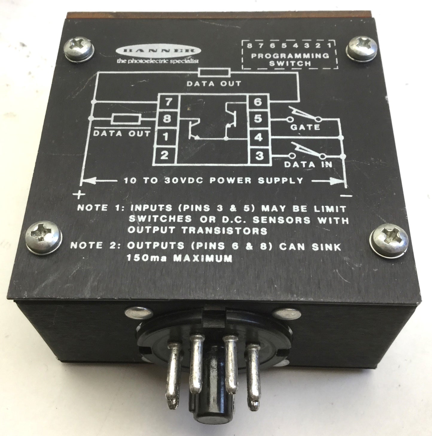 Used Lot of 5 Miscellaneous Banner Logic Modules, 8-Pin, See Pictures for Details
