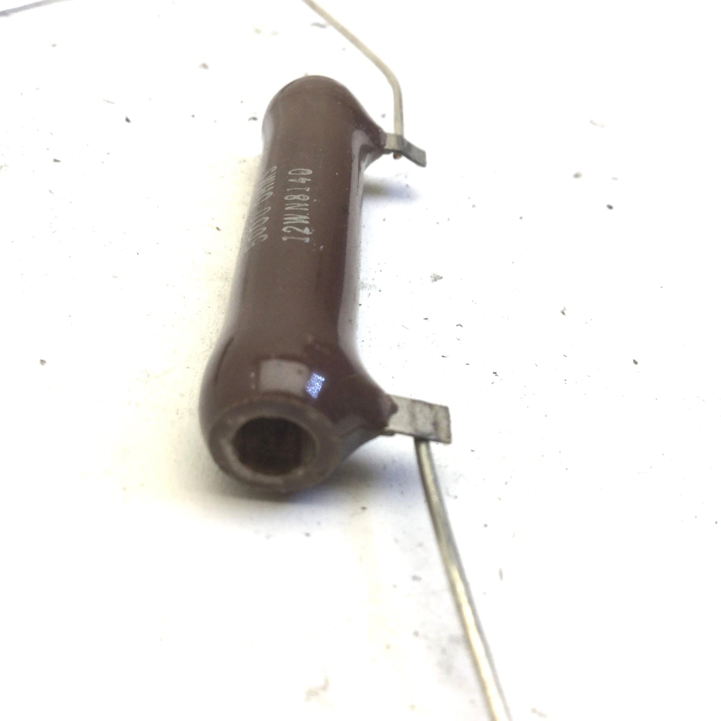 Used Lot of 9 Ommite 1749 Brown Devil Power Resistors, 5000 Ohms, 12Watt