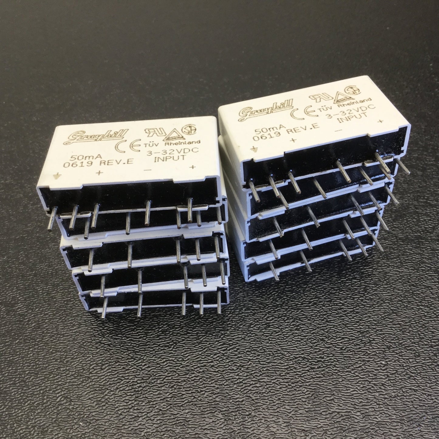 Used Lot of 10 Grayhill 70M-IDC5 Relays, Input: 3-32VDC, 50mA, REV E