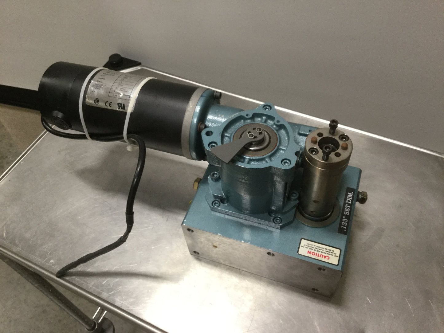 Used Camco 250PH20-330 Rotary Indexer, Motor & Worm Gear, 1/3 HP, 20:1, 90VDC