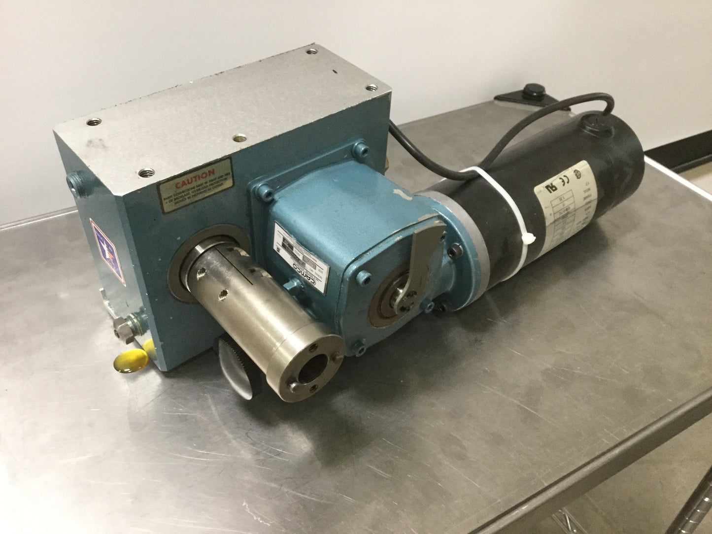 Used Camco 250PH20-330 Rotary Indexer Motor & Worm Gear 1/3 HP 20:1 90VDC