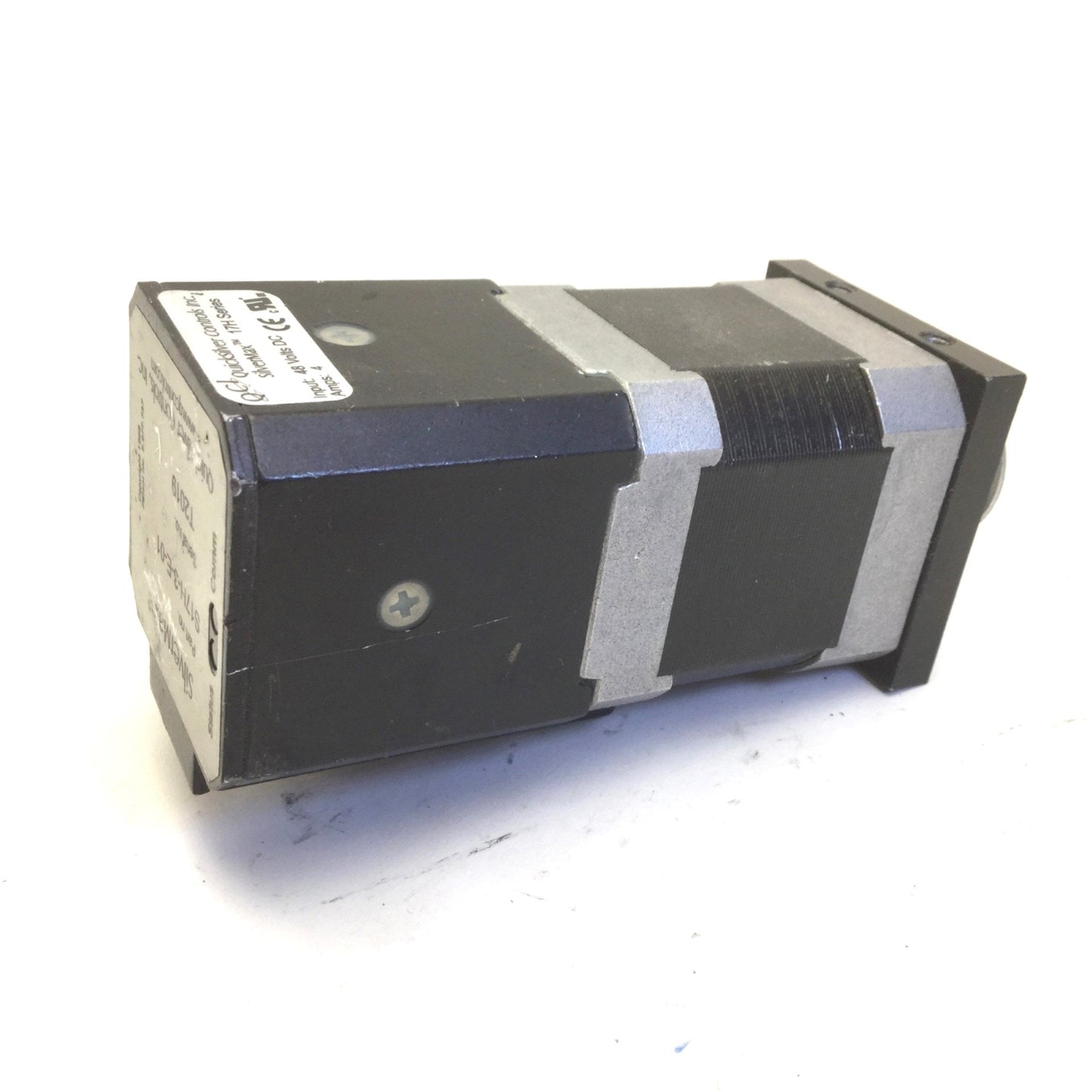 Used Quicksilver SilverMax S17H-3-E-01 Servo Motor, Nema 17, 15-PIN, 48VDC, 4A