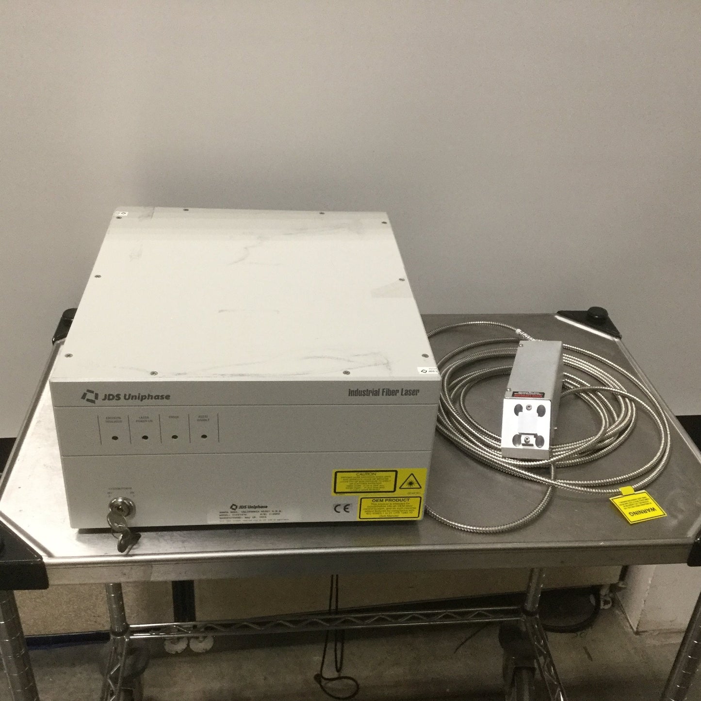 Used JDSU 21047476 IFM15 Fiber Optic Diode Laser System 1110nm 15W 120VAC
