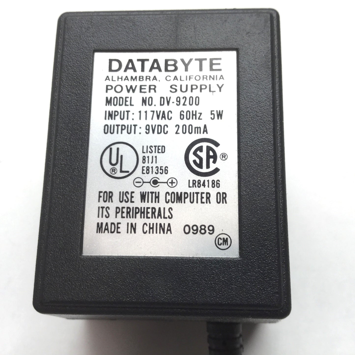 Used Anaheim DC2170 Bidirectional RS-232 to RS-422 Converter, With 120VAC-9VDC Supply
