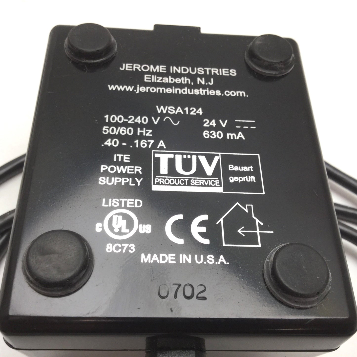 Used Dalsa 24-00017-01 2M30 Camera Power Supply, Input: 100-240VAC, Output: 24VDC