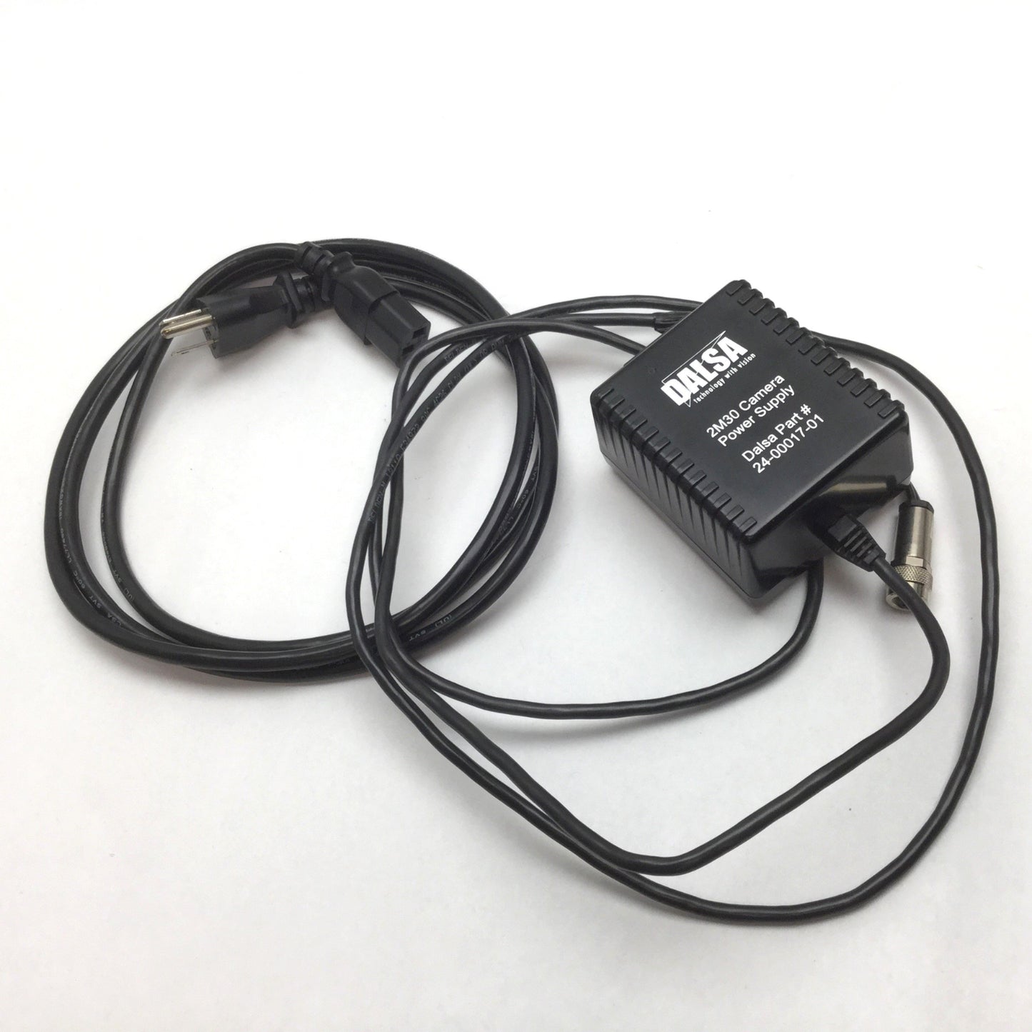 Used Dalsa 24-00017-01 2M30 Camera Power Supply, Input: 100-240VAC, Output: 24VDC