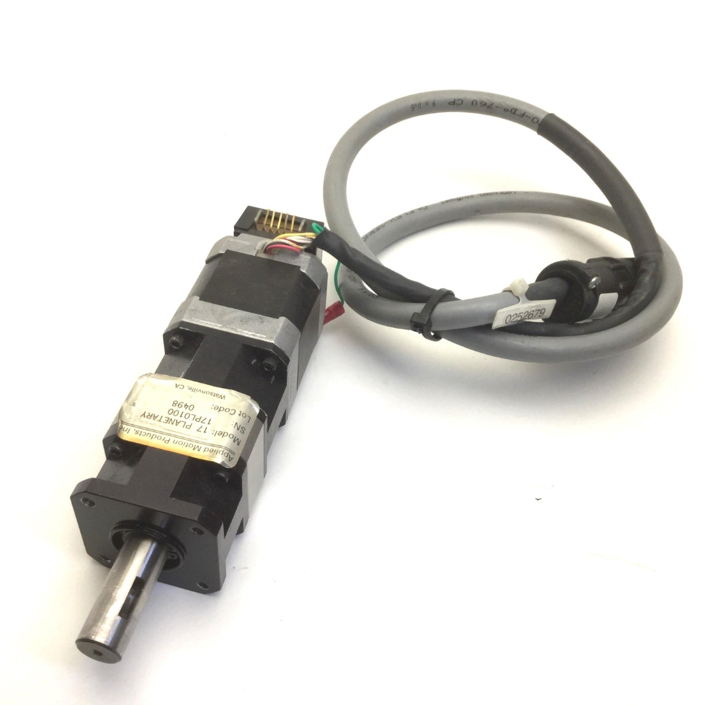 Used Applied Motion 17PL0100 Planetary Gearhead HT17-154 Motor E2-500-197-IH Encoder