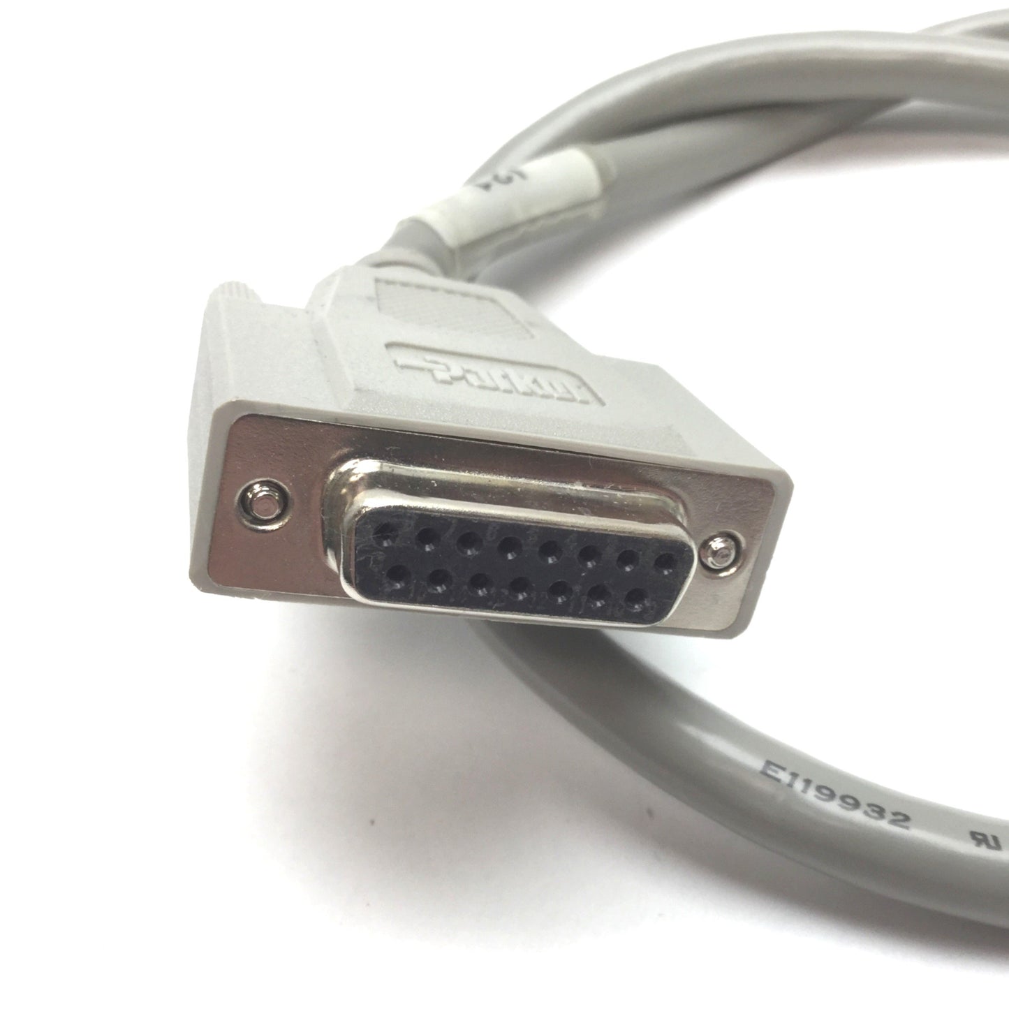 Used Parker 71-016949-02 Rev D Compumotor Expansion Cable, 15-Pin Male-Female, 2'