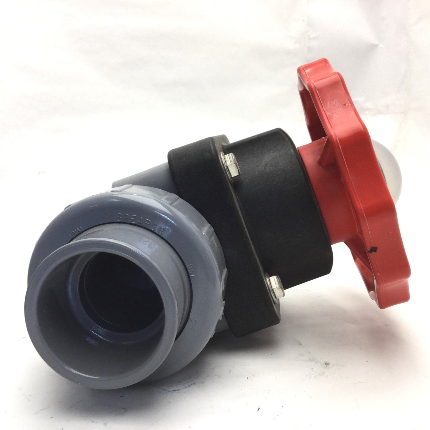 Used Spears 2739-020C Diaphragm Valve, CPVC-Socket Ends, 235PSI, Size: 2"