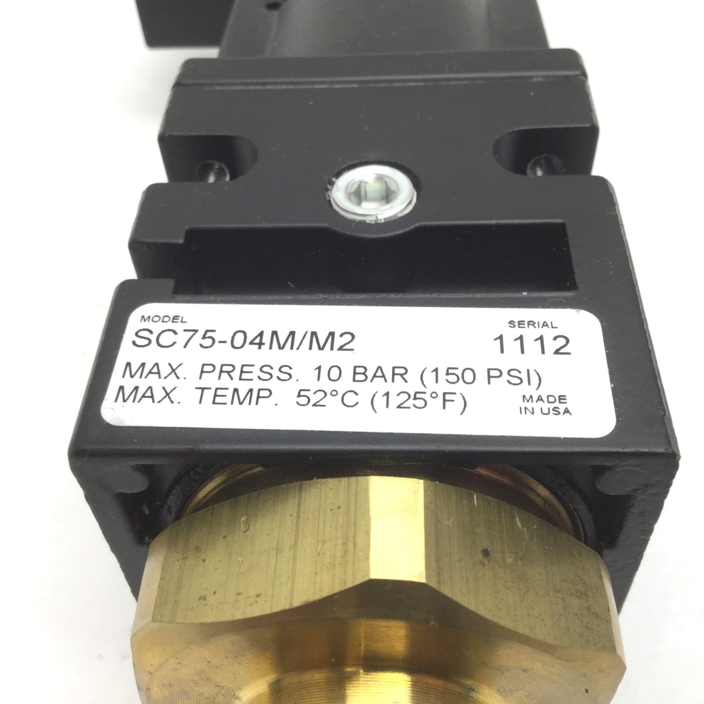 Used Watts SC75-04M/M2 Soft Start Valve, Ports: 1/2" NPT, Pressure: 10 bar (150psi)