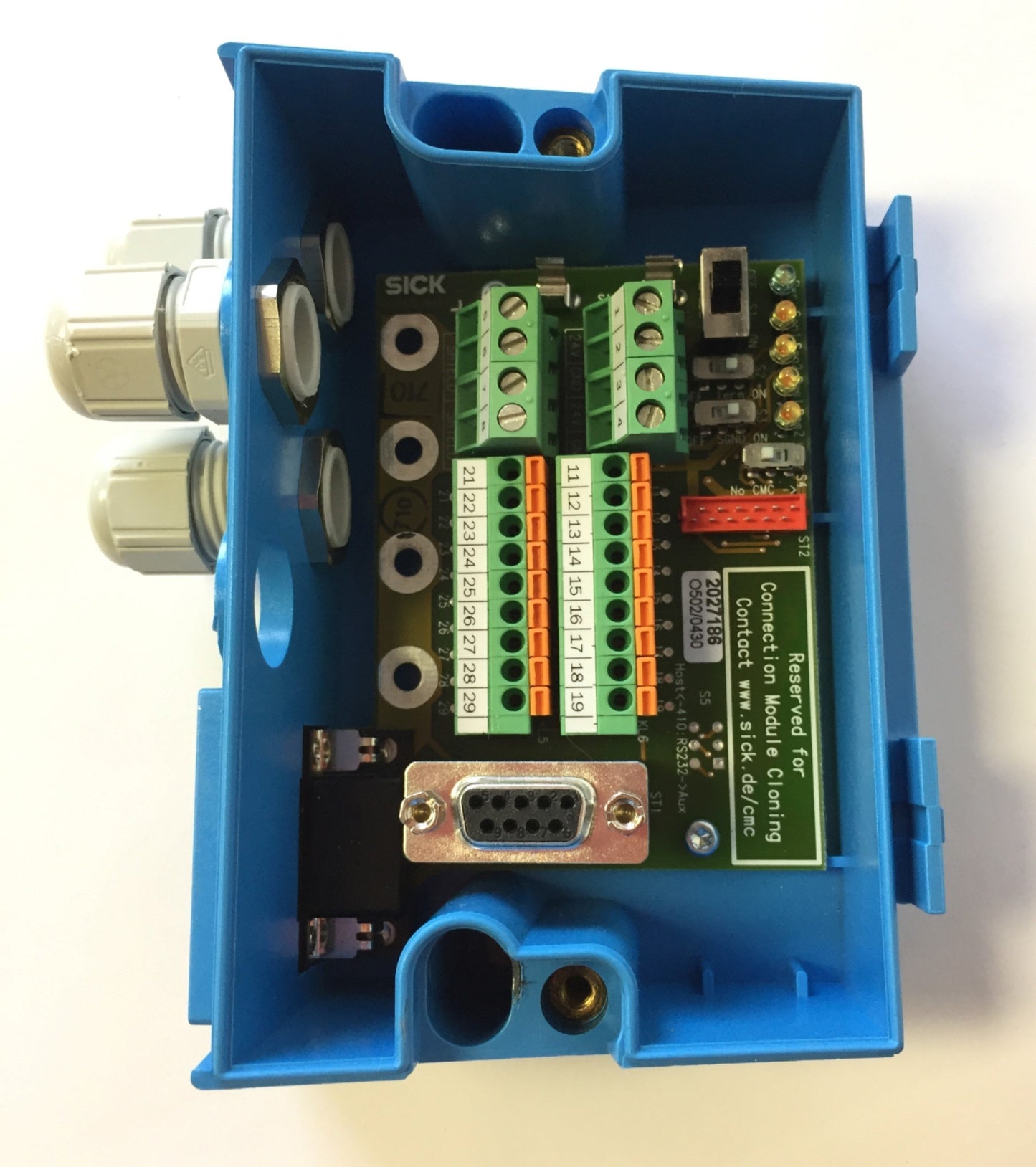 Used Sick CDB420-001 Barcode Connection Module Controller 1023885 Voltage 10-30VDC 1W