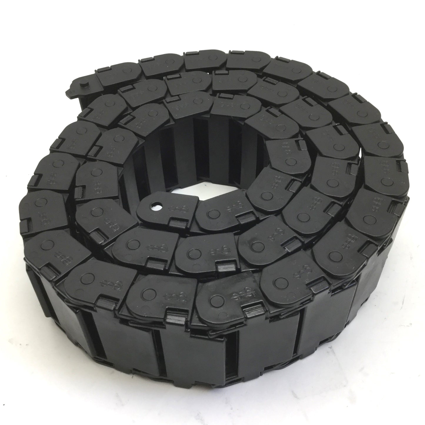 Used Igus 15.4.48 Energy Chain, Dimensions: 50"(L) x 2.5"(W) x 1"(H), *No Ends*