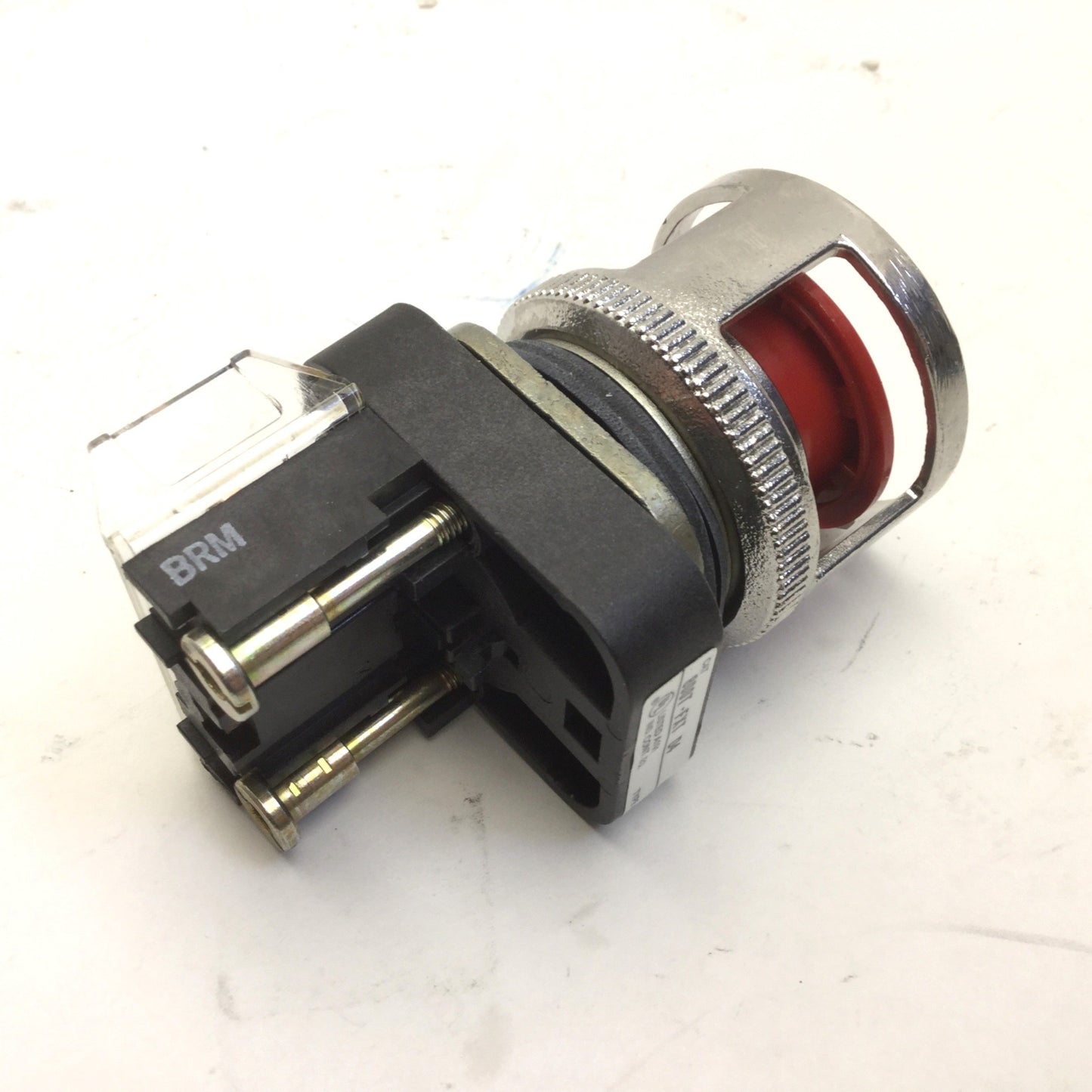 Used Allen Bradley 800T-FXT Push Button Switch & 800T-XD4 Contact With Button Guard