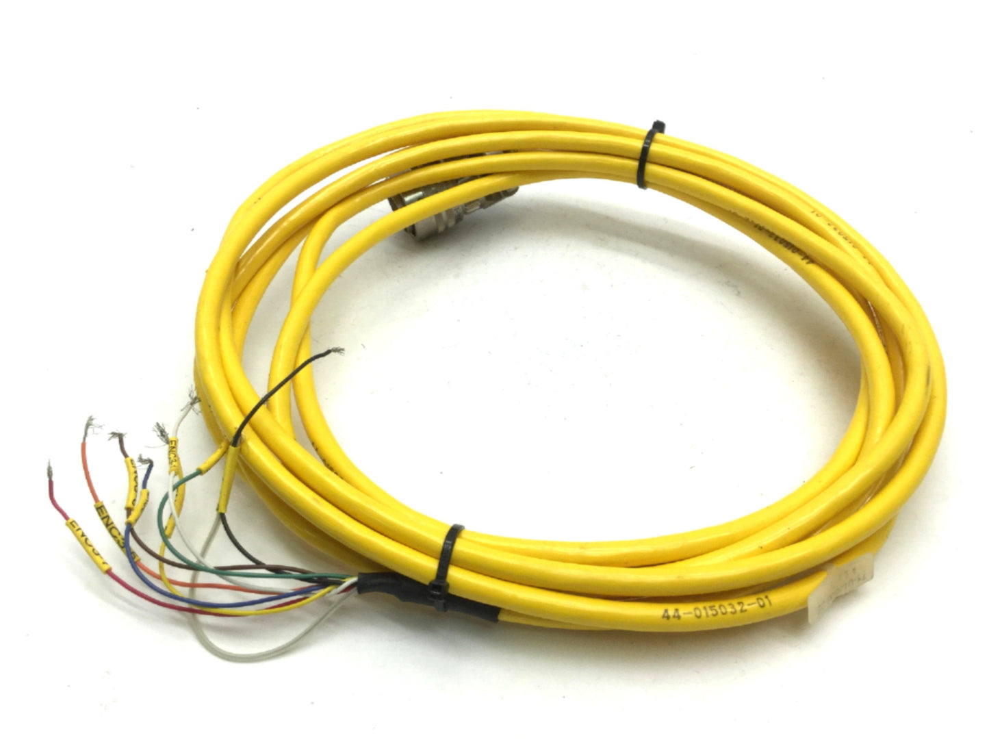 Used Parker Compumotor 71-015886-11 Servo Motor Encoder Feedback Cable, 11' 18-Pin MS