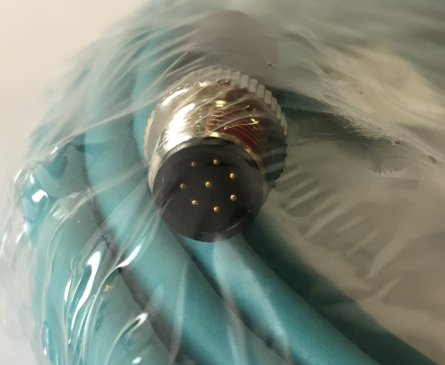 New Mencom MDE45P-8MMP-7.5M Ethernet Network Cordset, M12 / M12 Male Straight, 7.5M