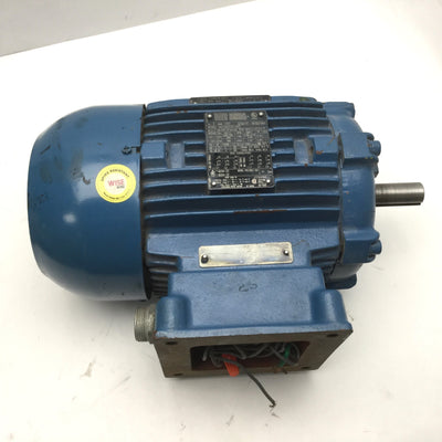 Used WEG 00158XT3E145T 3-Phase 1.5 HP Hazardous Location Motor 1760RPM 208-230/460VAC