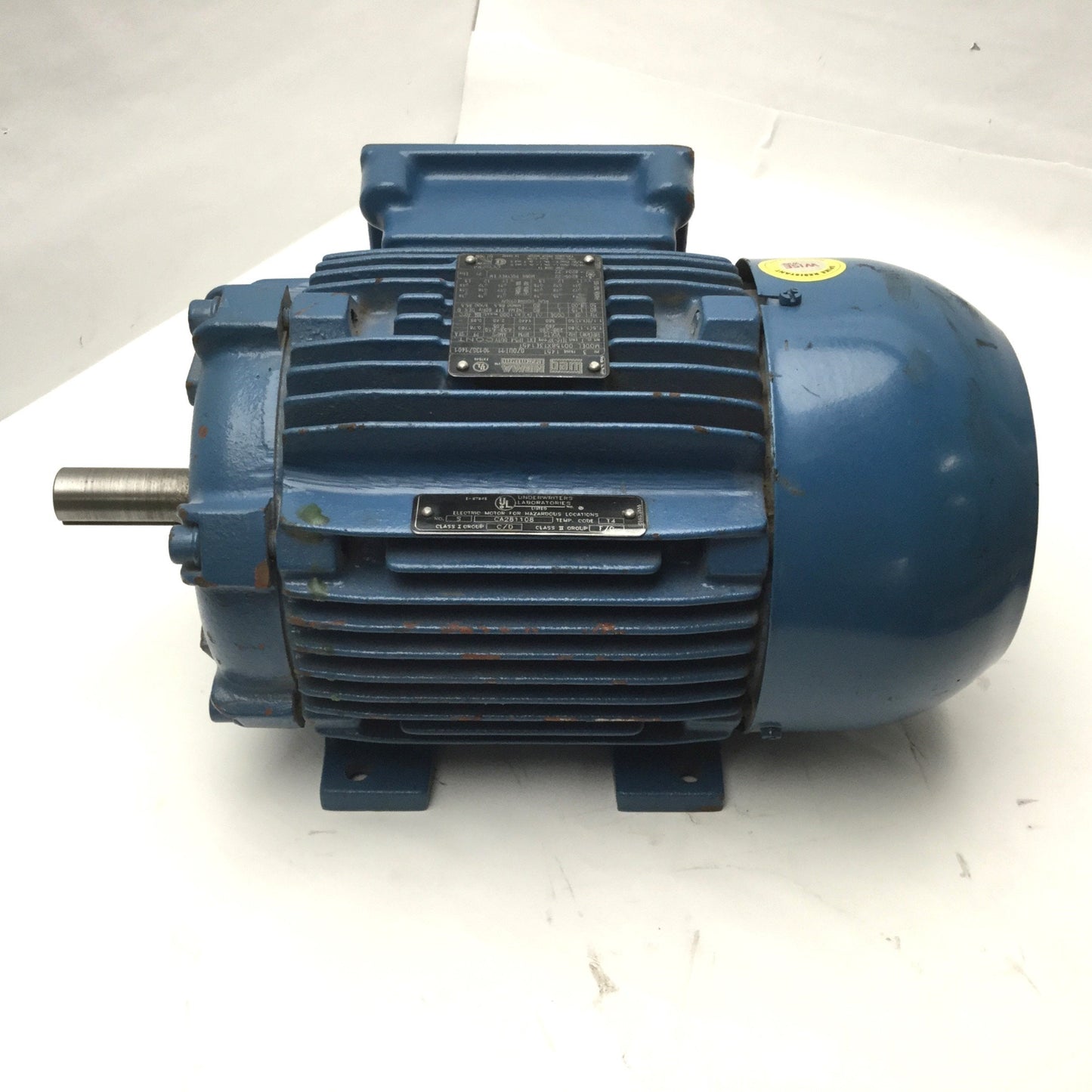 Used WEG 00158XT3E145T 3-Phase 1.5 HP Hazardous Location Motor 1760RPM 208-230/460VAC