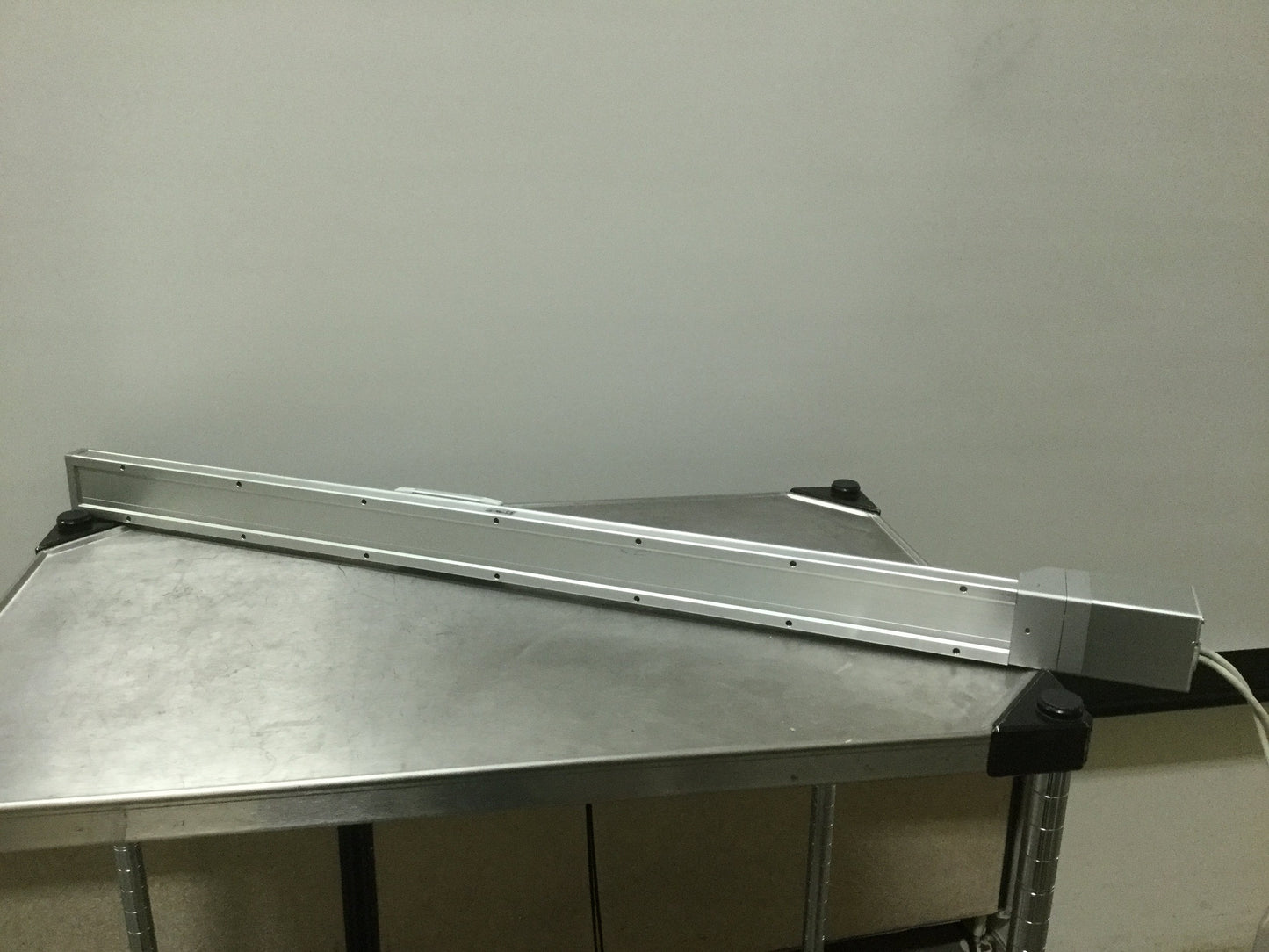 Used SMC LEFS25A-700-S3AP1D Ball Screw 24VDC Stepper. Lead: 12mm, Stroke: 700mm