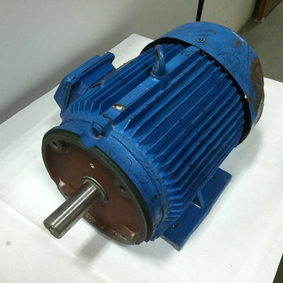 Used Maximotion MQP-26 Electric Motor 208-230/460VAC 3600RPM 213T 7.5 HP Shaft 1.377"