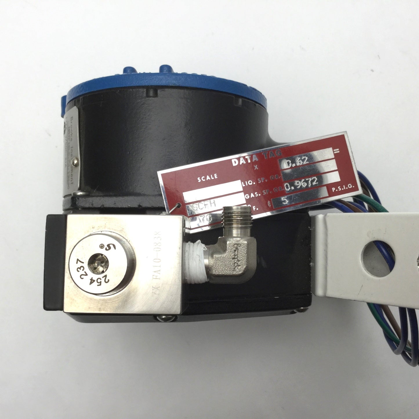 Used Brooks Instrument MT 3750C Ar-Mite Low Flow Armored Flowmeter 1500 PSIG at 250°F