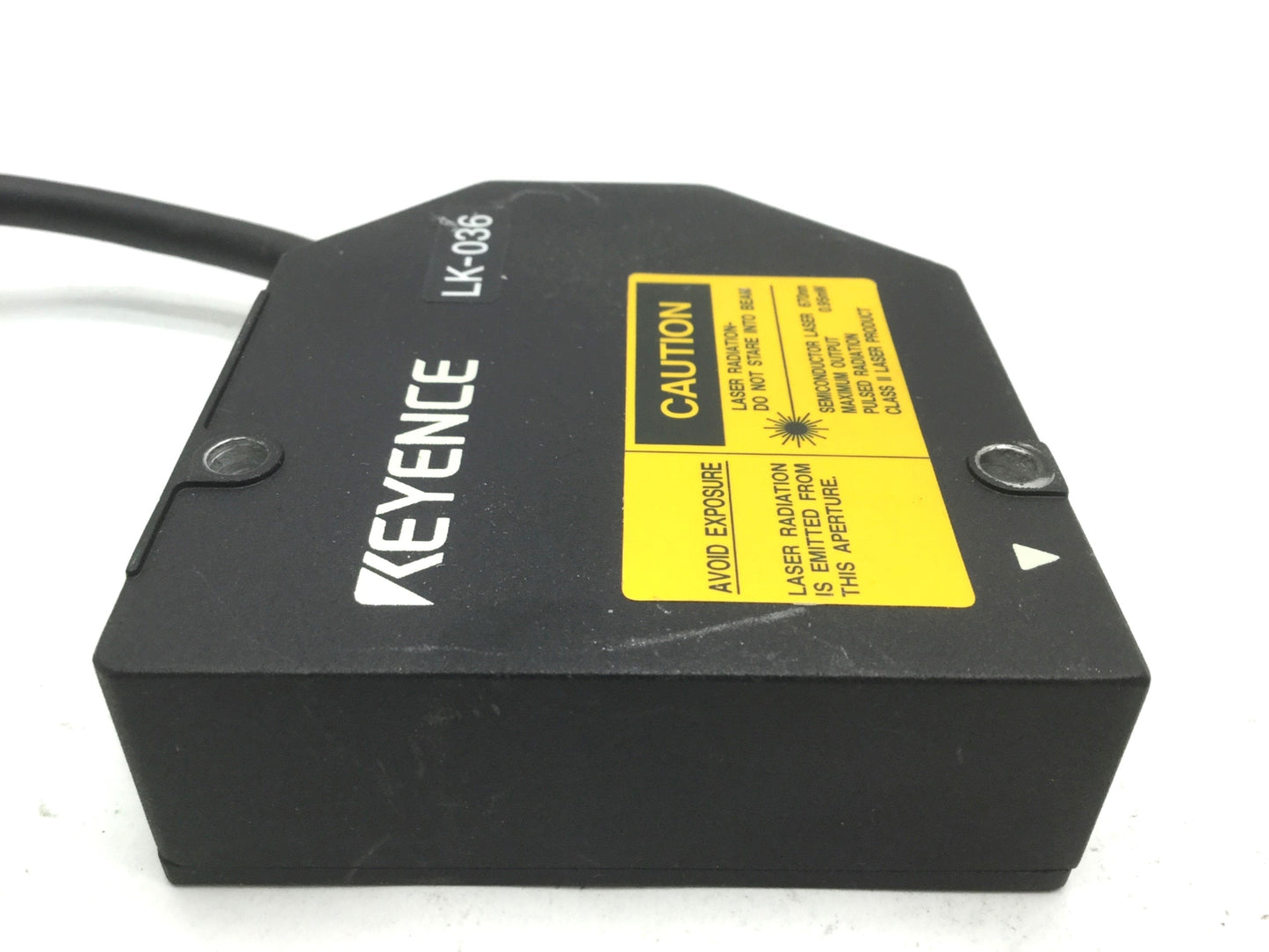 Used Keyence LK-036 Laser Displacement Sensor Head 670nm Range: ñ5mm, Out4-20mA