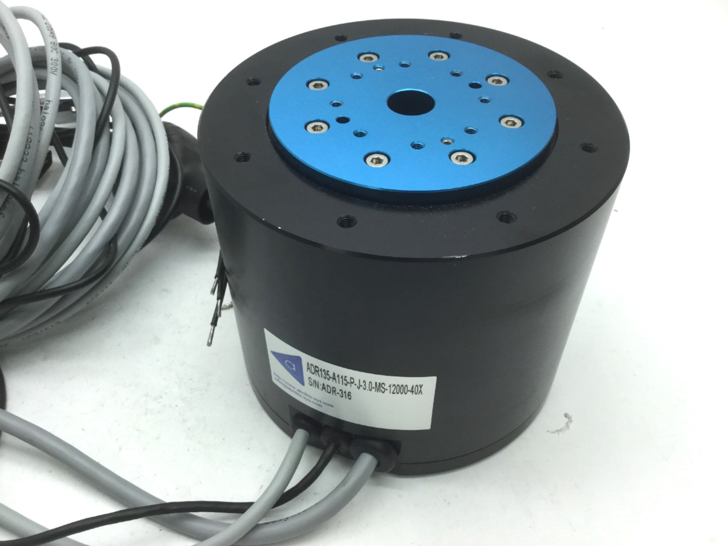 Used Akribis Systems ADR135-A115-P-J-3.0-MS-12000-40X Motor 1608rpm Peak 32.9Nm 6A