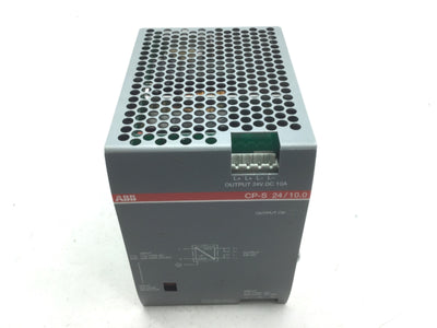 Used ABB Power CP-S 24/10.0 Power Supply Out: 10A at 24VDC, In: 115VAC 220-240V AC/DC