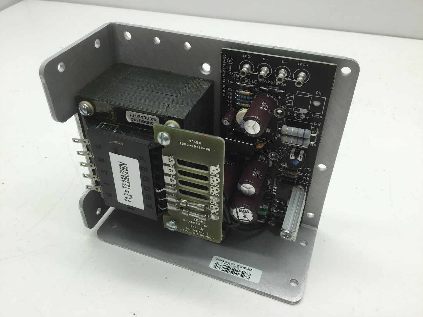 New Condor MC24-2.4-A Power Supply, Input: 100-240VAC, Output: 24VDC 2.4A