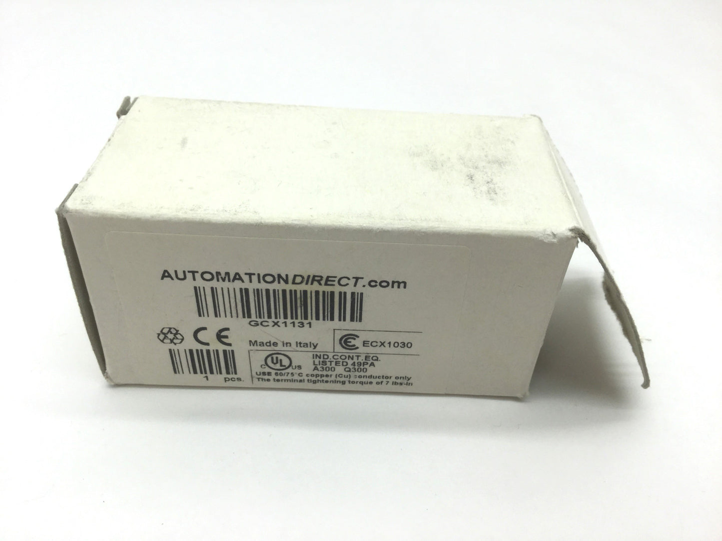 Used Automation Direct GCX1131 Red Push Button Twist Release NC Contact