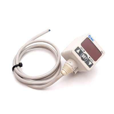 Used SMC ISE40-T1-22L Digital Pressure Sensor Switch -0.1 to 1MPa, NPN, 12-24VDC