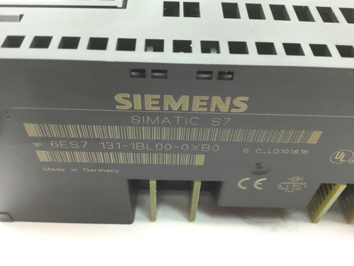 Used Siemens 6ES7 131-1BL00-0XB0 Somatic S7 ET 200L Sensor Power Supply 24V Sink