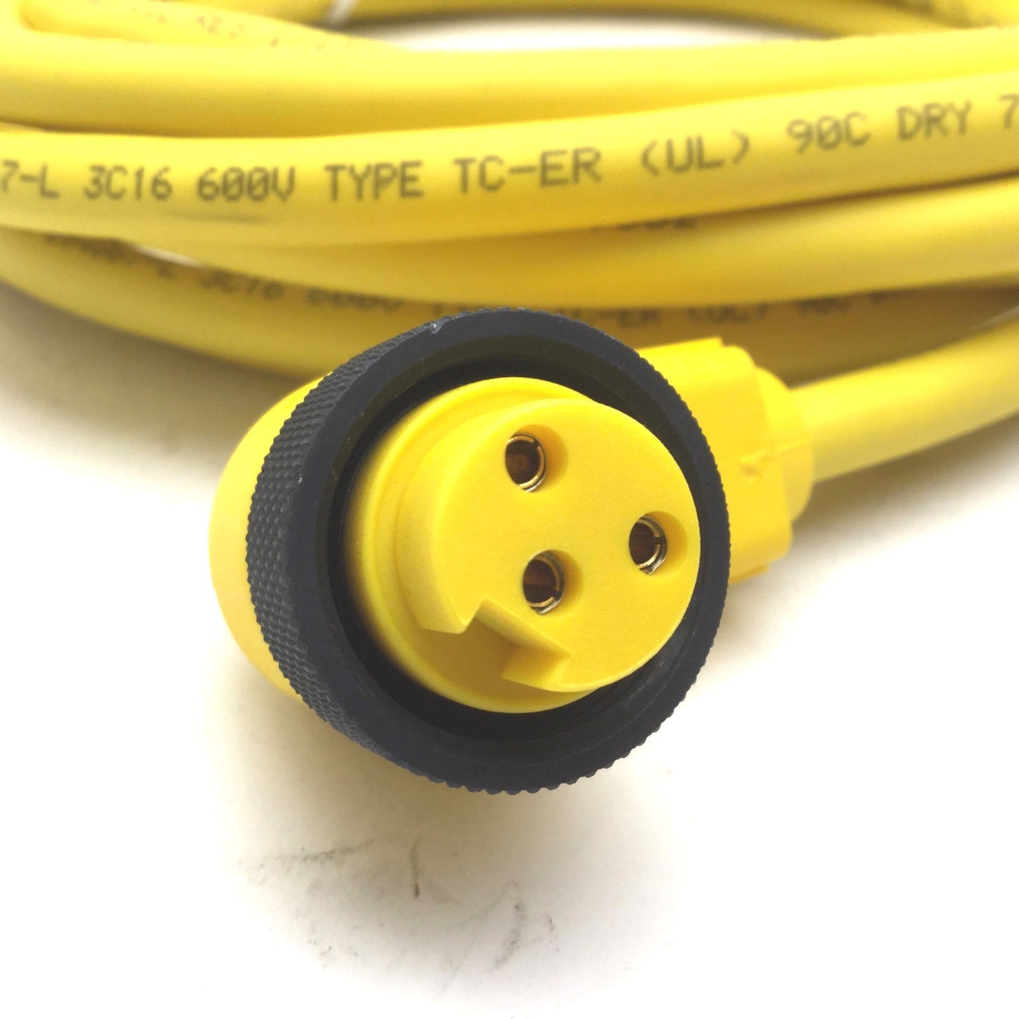 New Lumberg RKW 30-838/5M Cordset, 90°, Connection Size: 7/8" to Flying Leads, 5m