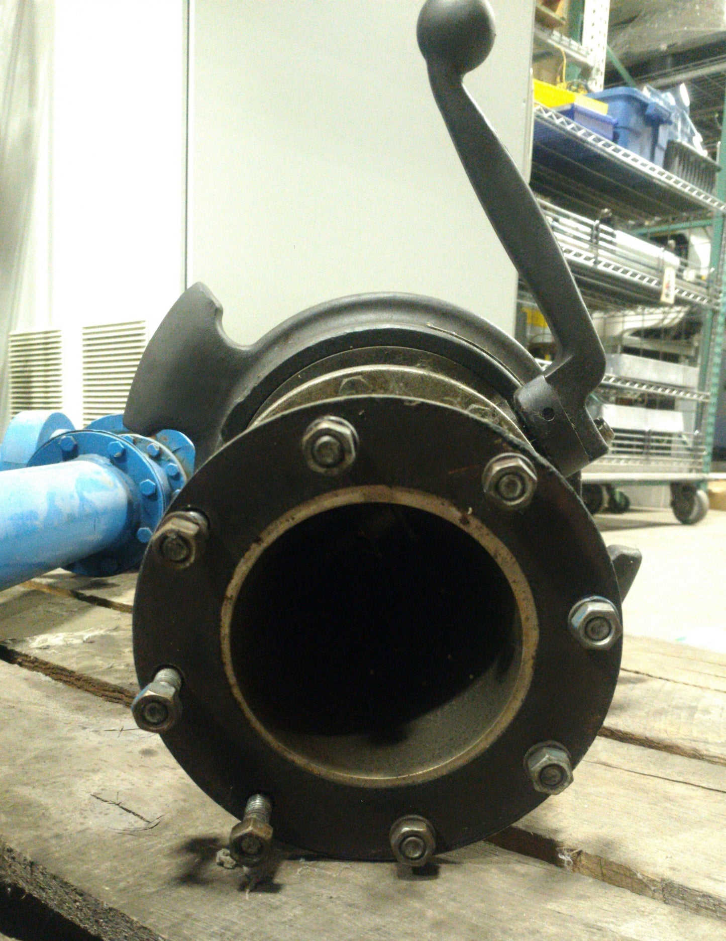 Used EMCO Wheaton E2313 A-Frame Bottom Loader & Coupler 3" Pipe 5' Arms 55° to -20°