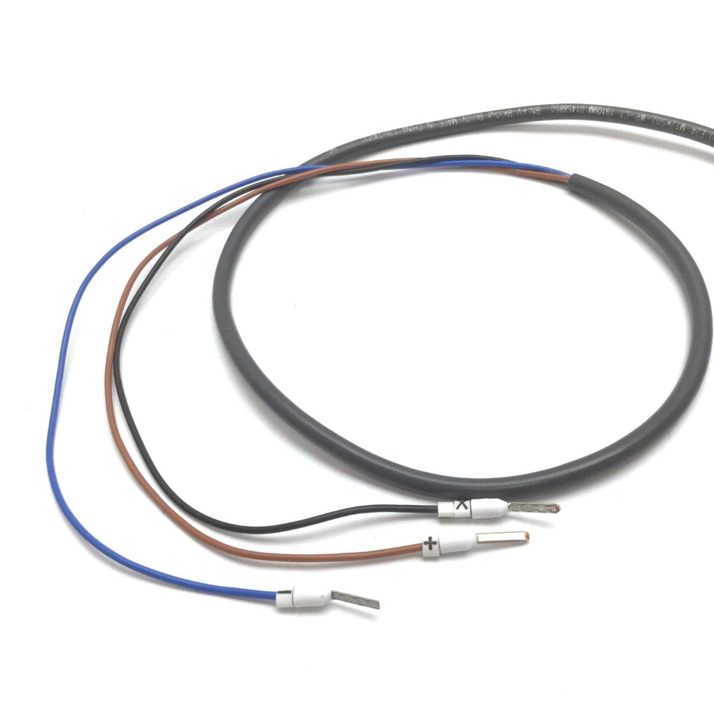 Used Omron E2A-M12KS02-WP-C1 Proximity Sensor, Range: 2mm, 12-24VDC, NPN N/O, M12