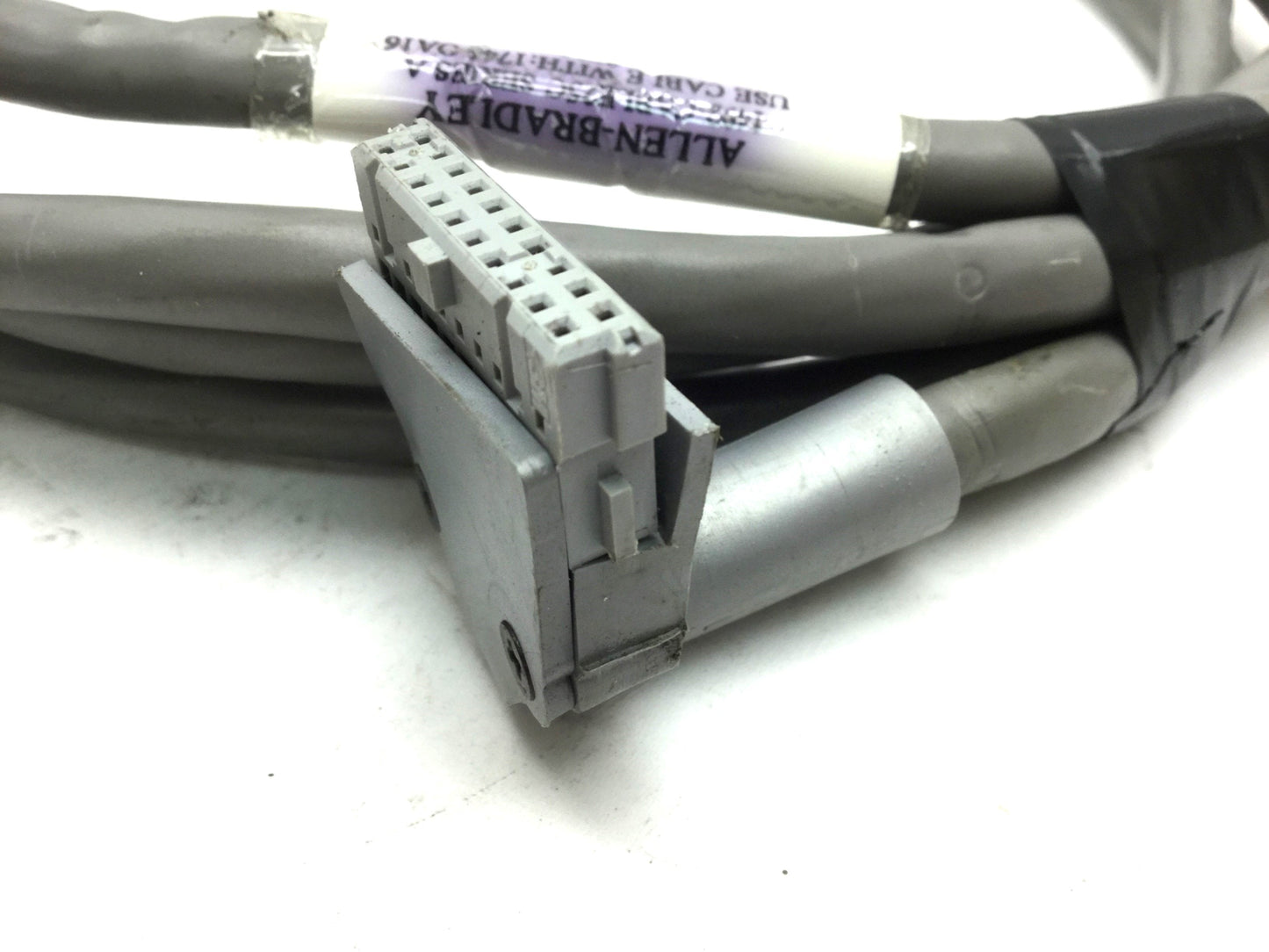 Used Allen Bradley 1492-CABLE25C Series A Controller Cable For Use With 1746-OA16