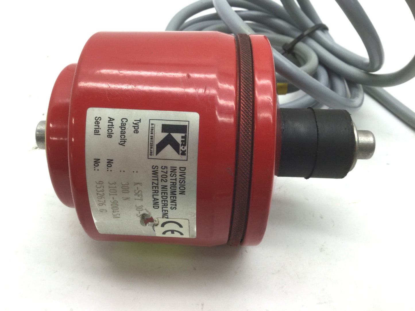 Used K-Tron K-SFT 30-S Smart Force Transducer Load Cell Capacity 300N (67.4lb) 0.03%