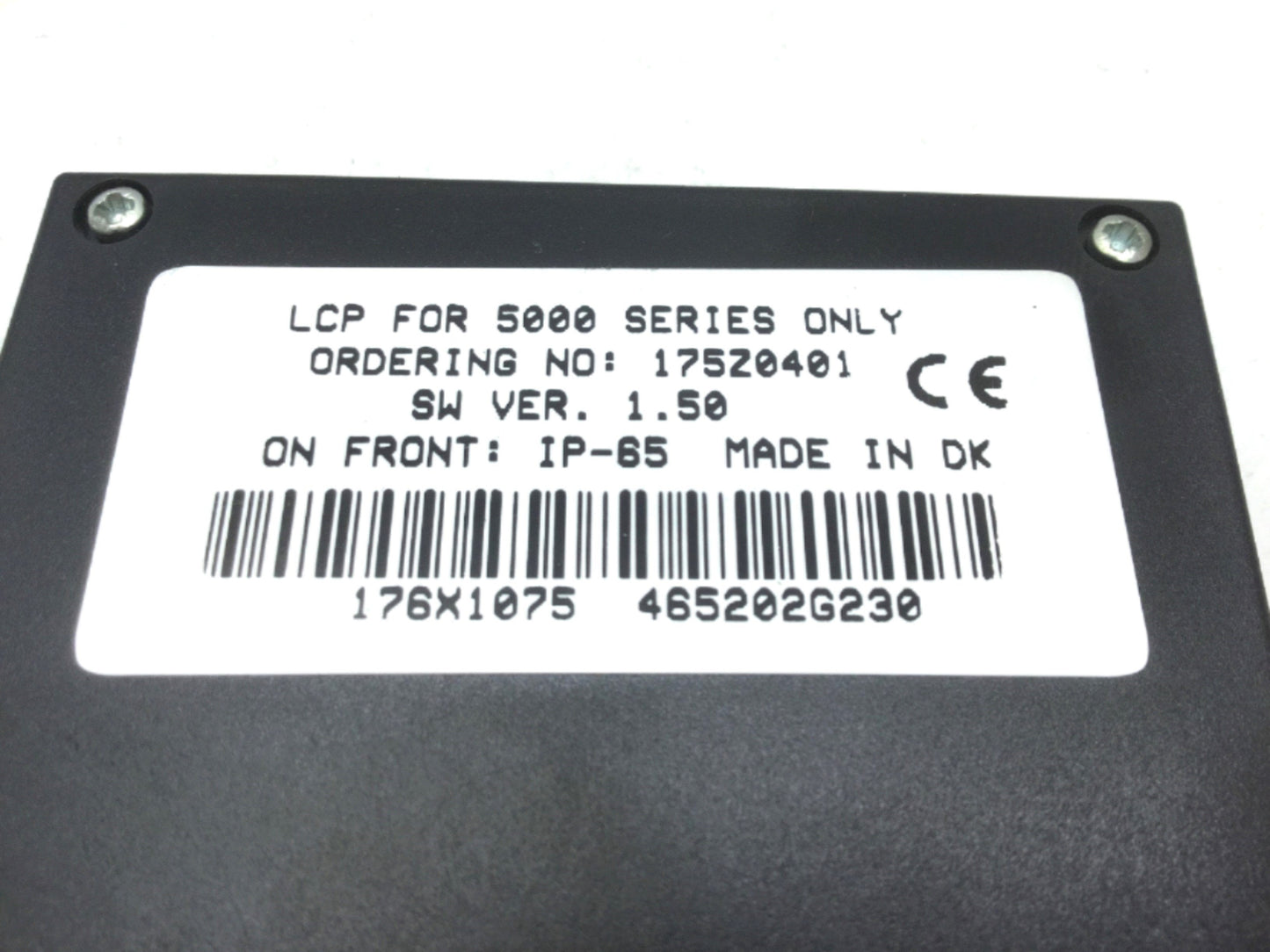 Used Danfoss 175Z0401 LCP Operator Display Panel Control Keypad for 5000 Series