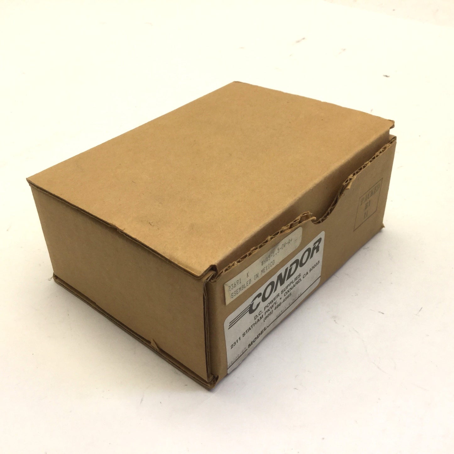 New – Open box Condor HA5-1.5/OVP -A+ Power Supply In 100/120/215/230-240VAC Out 5VDC 1.5A