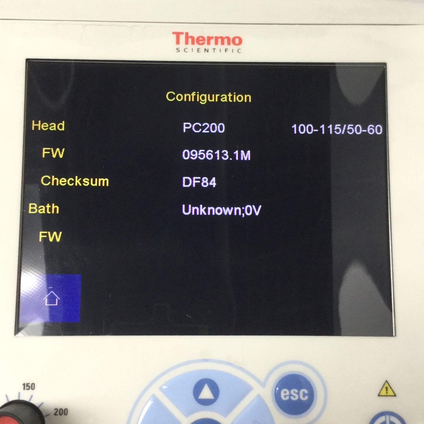 For parts or not working Thermo Scientific PC200 Immersion Circulator Heater Chiller Bath Head *For Parts