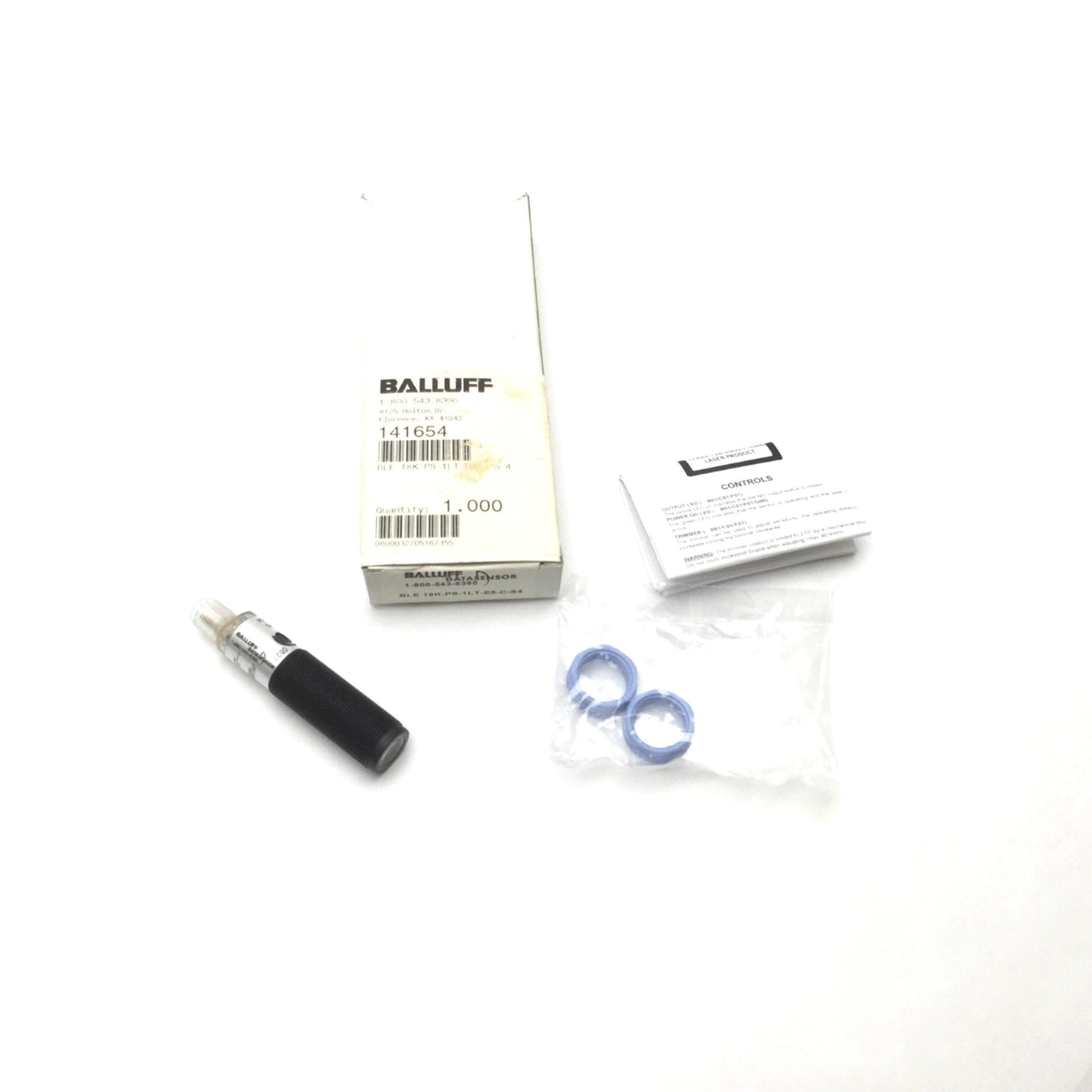 New Balluff BLE 18K-PS-1LT-E5-C-S4 Photoelectric Sensor, 10-30VDC Power
