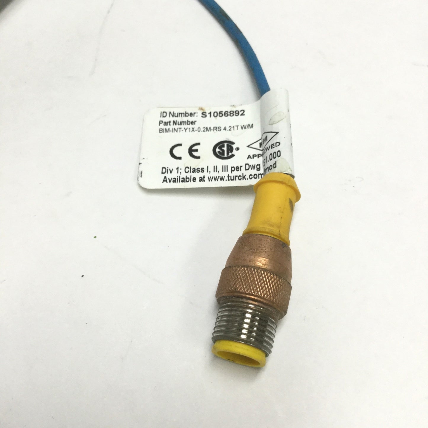 Used Bimba FT-091.25-3RMV Flat-II Air Cylinder, 1-1/4" Stroke, 1-1/16" Bore w/ Switch