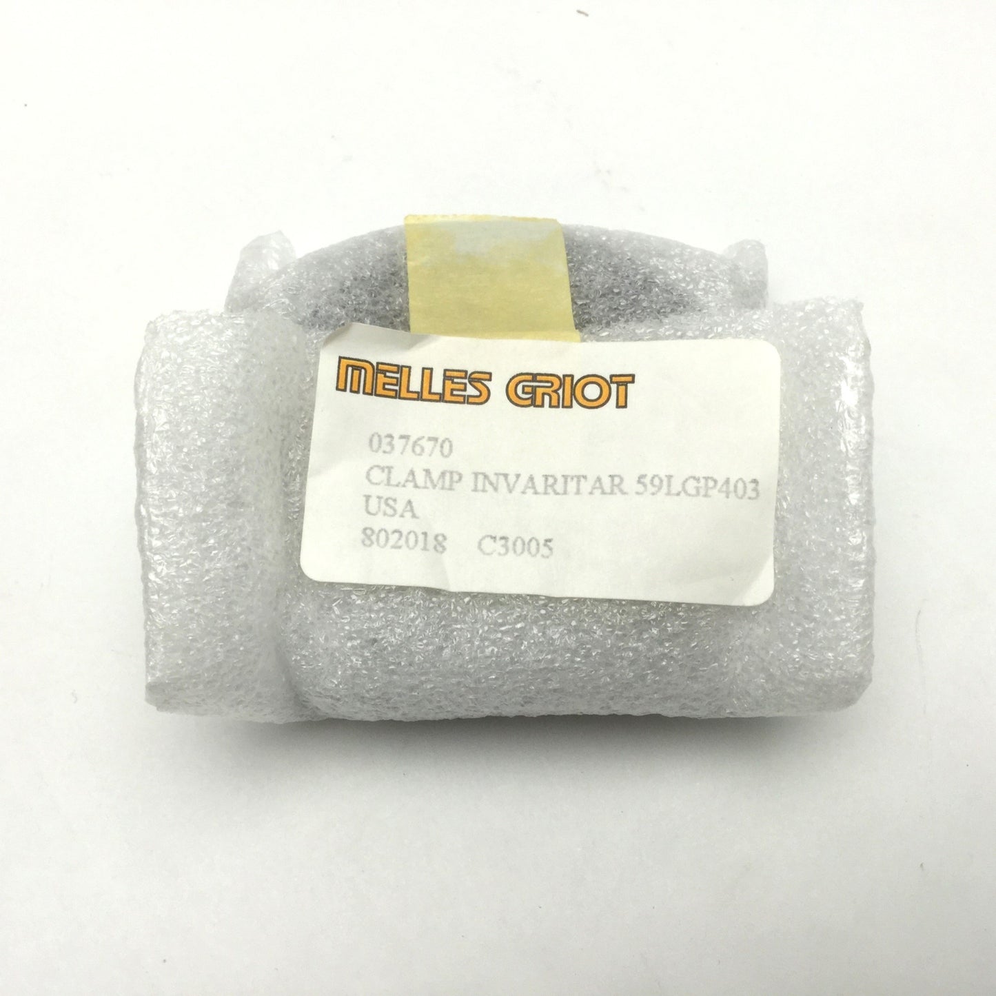 New Melles Griot 59LGP403 Invaritar Clamp Telecentric Lens Mounting Bracket 54mm ID