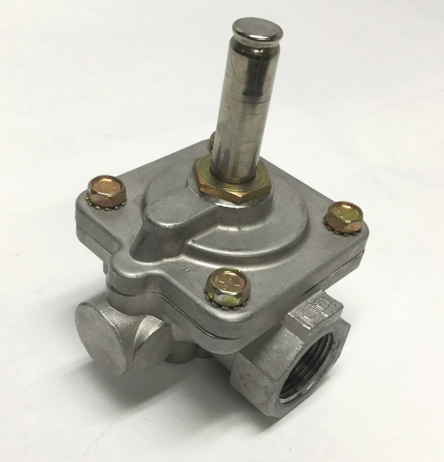 Used Asco Red Hat Solenoid Valve Body, Two-Way 1" NPT, Normally Open, Stainless Steel