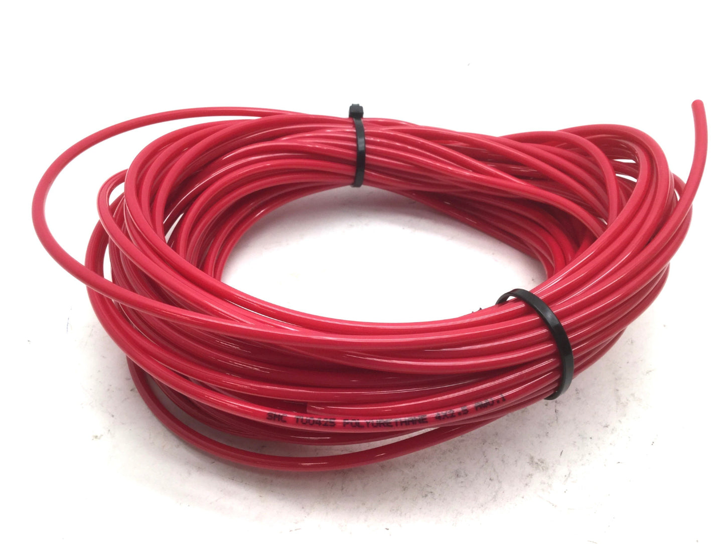 New – Open box SMC TI0425R1 Polyurethane Pneumatic Tubing 4mm Red, 68'